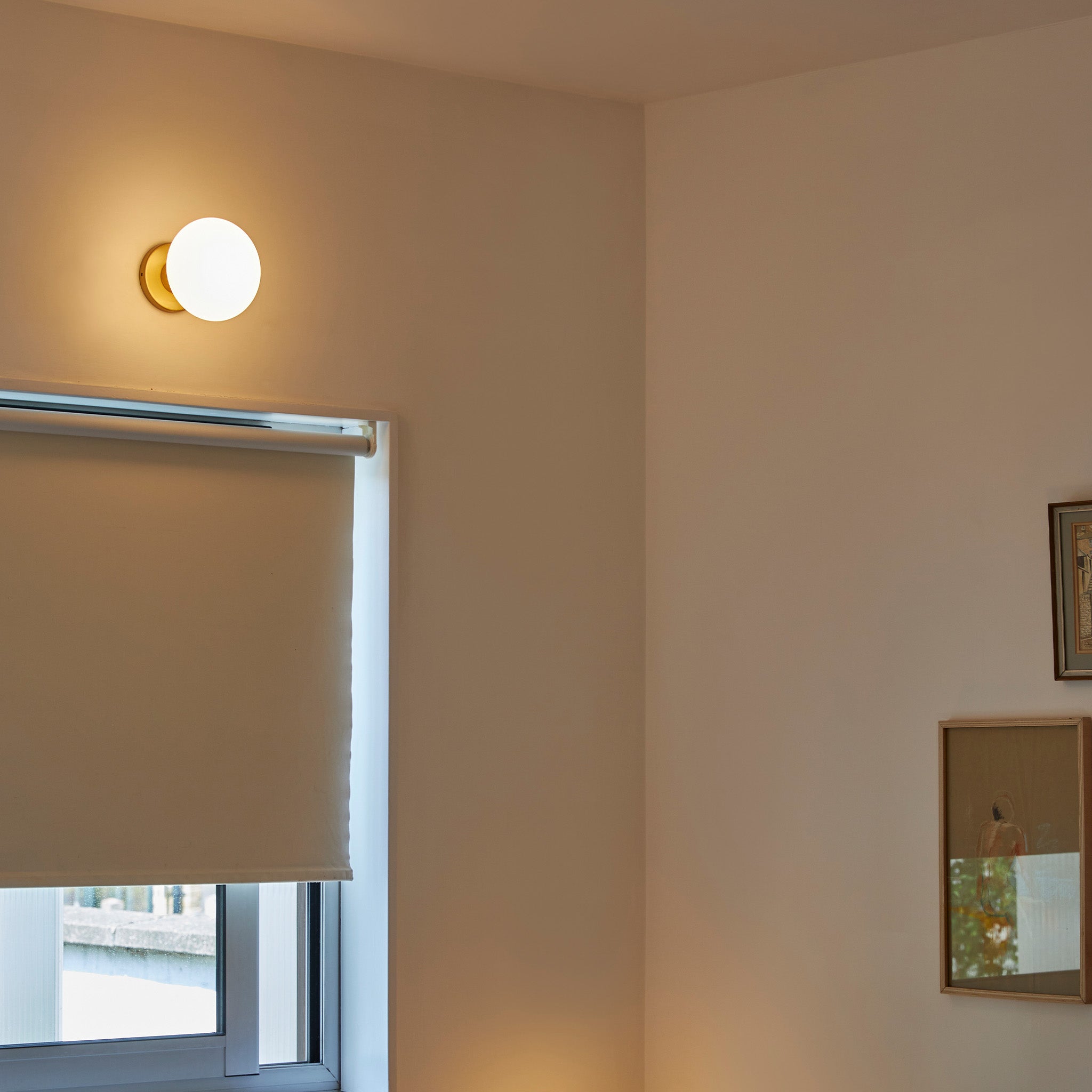 Applique murale Lochan en graphite + ovale