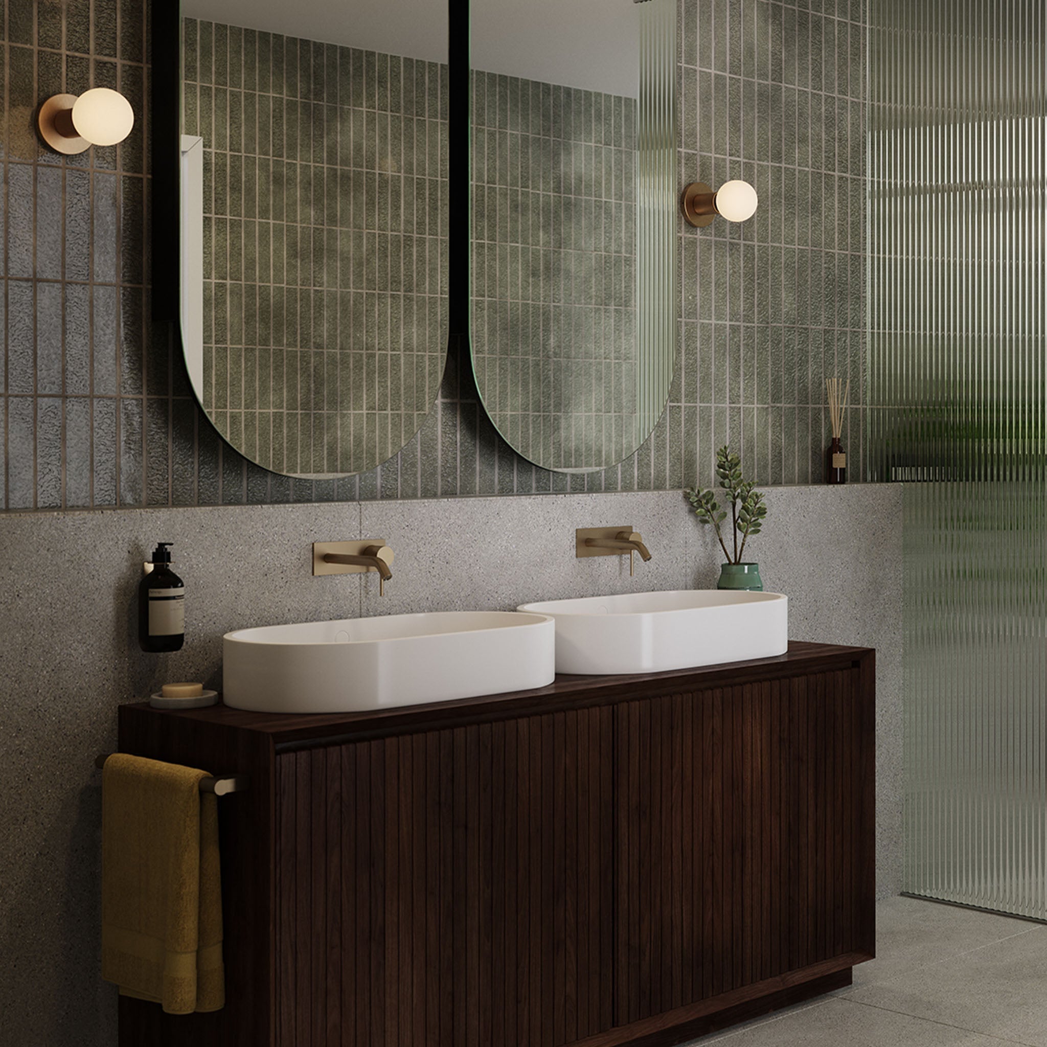 Applique murale Lochan en laiton