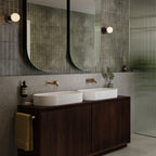 Applique murale Lochan couleur graphite