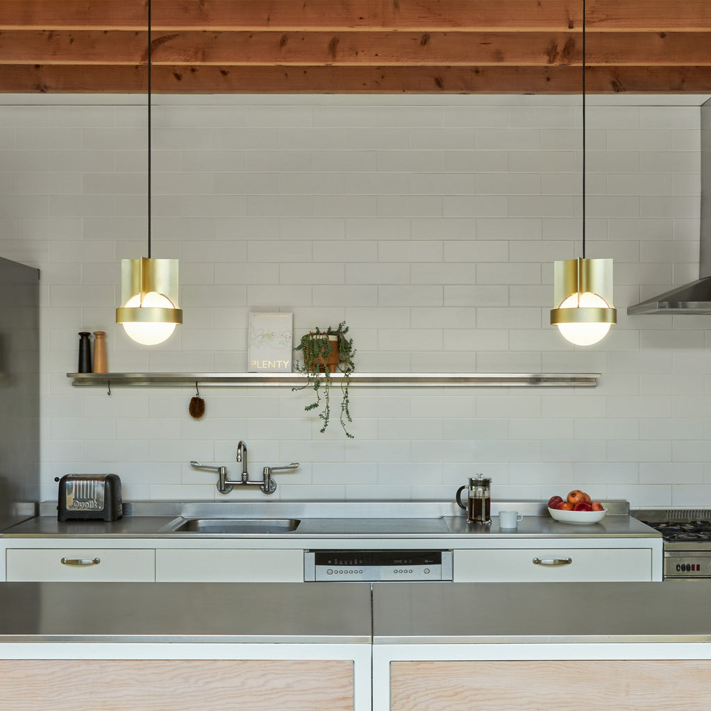 Pendentif Loop Single en or + Sphère IV