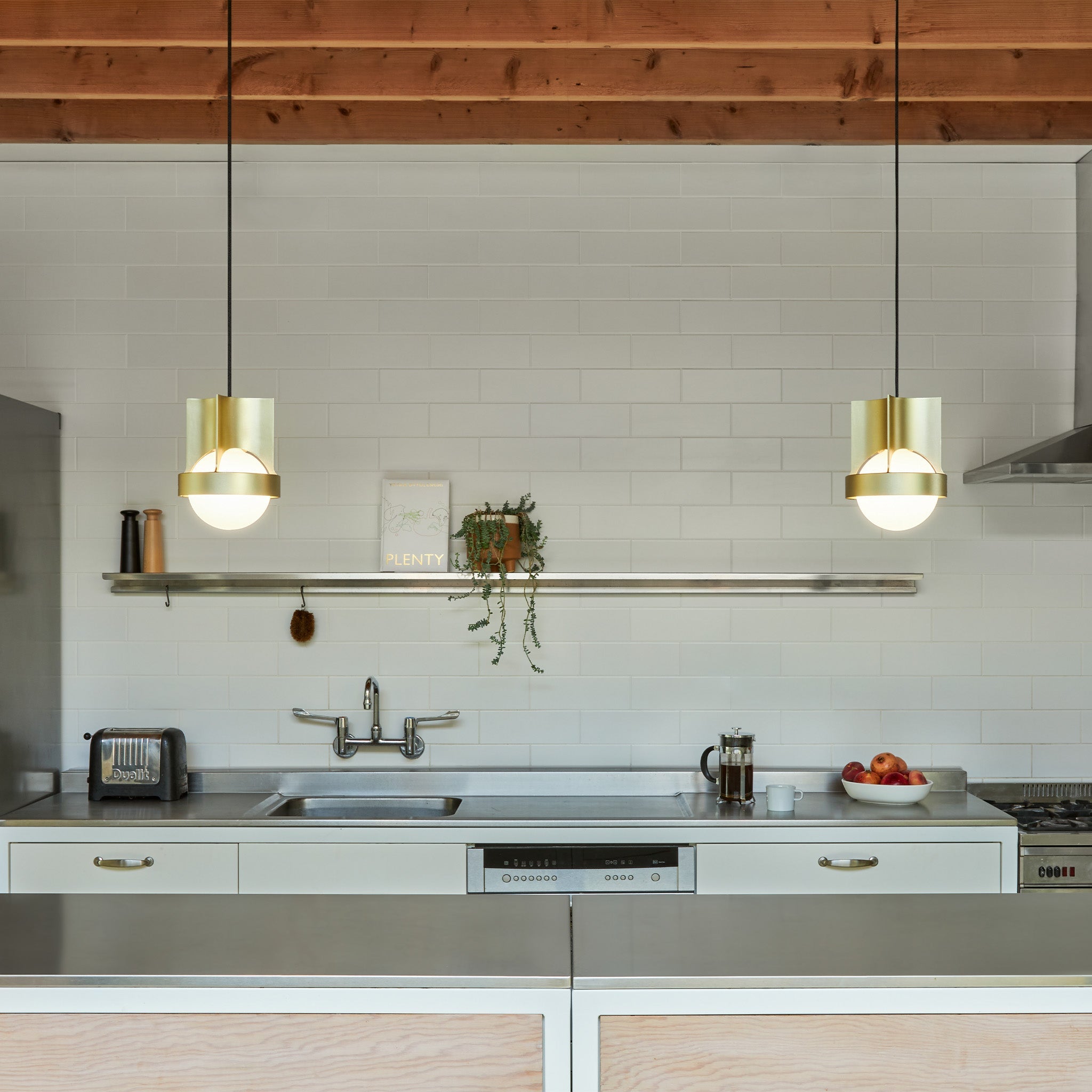 Pendentif Loop Single en or + Sphère IV