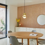 Pendentif Loop Single en or + Sphère IV