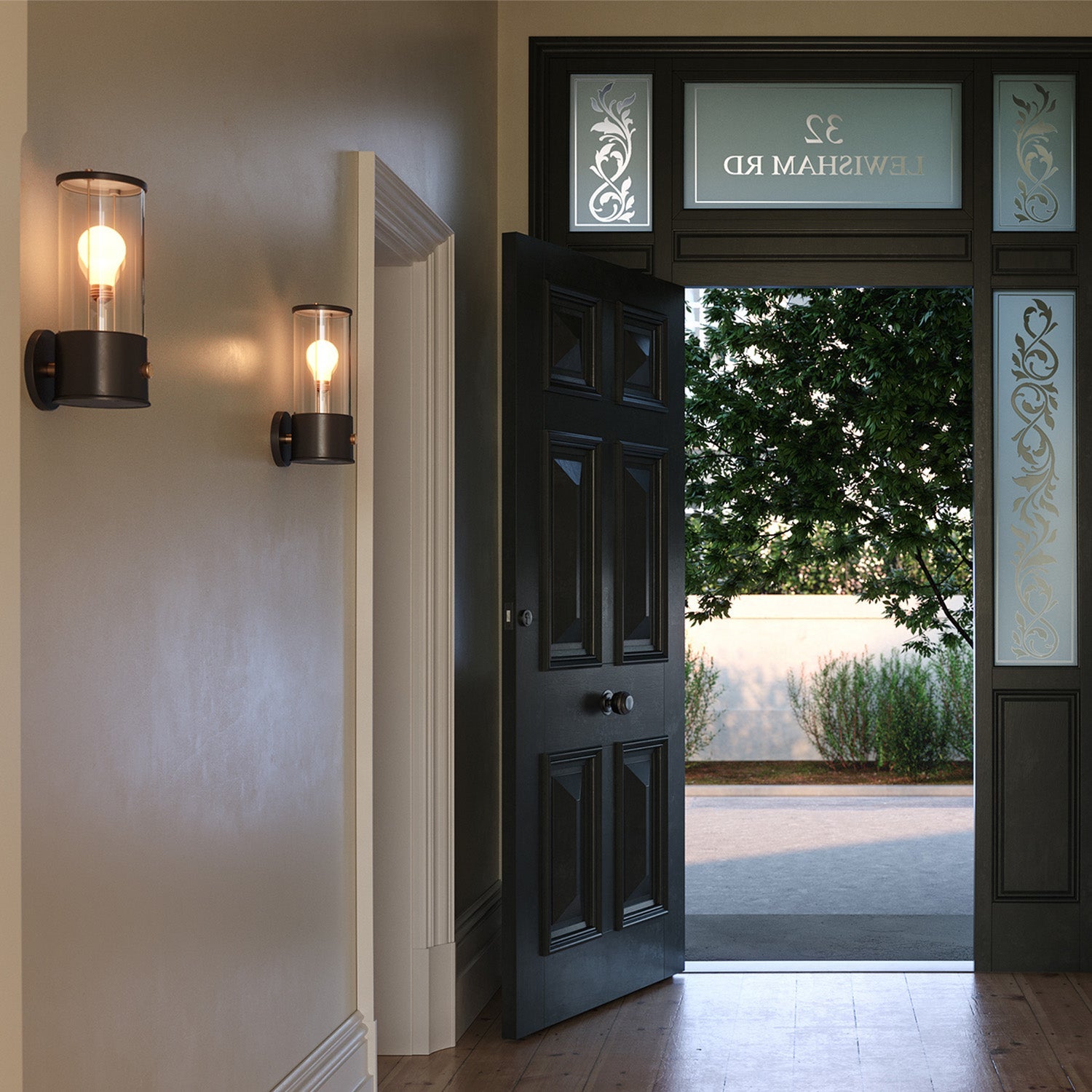 Applique murale Muse en noir Hackles