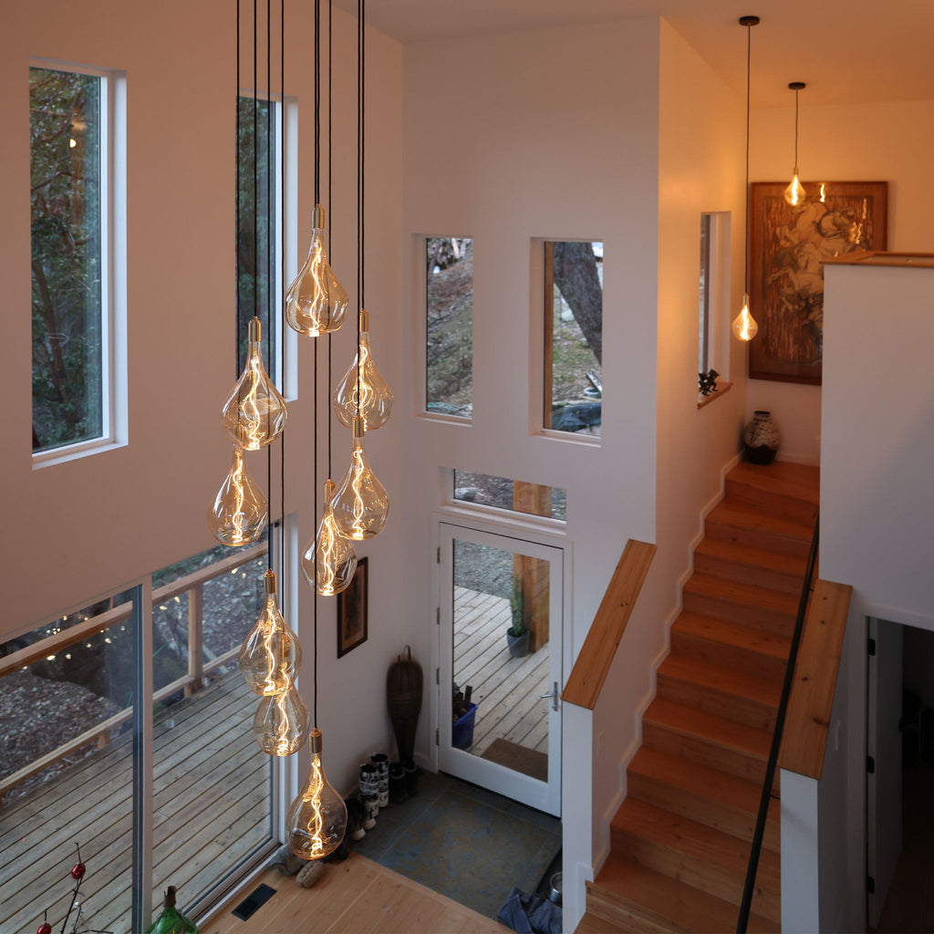 Neuf pendentifs en laiton + Voronoi III