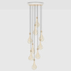 Neuf pendentifs en laiton + Voronoi III