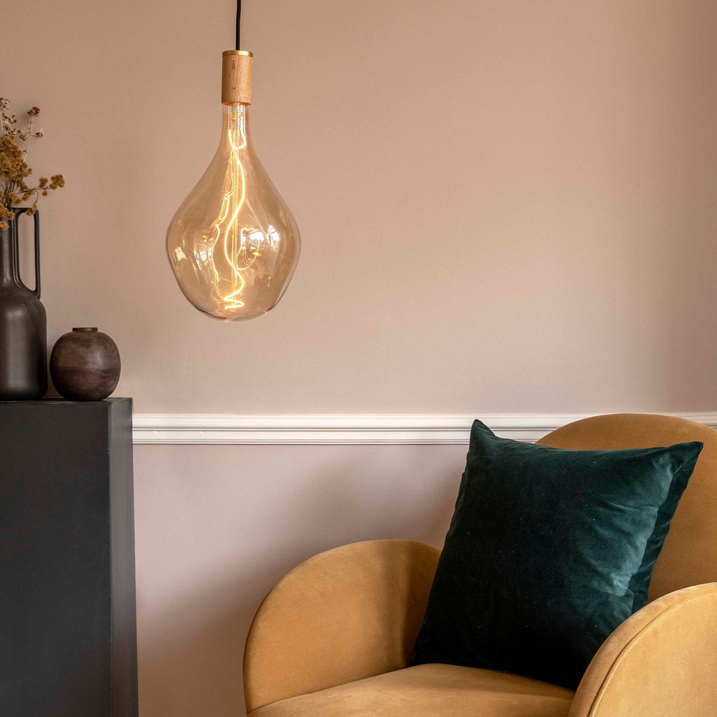 Suspension Voronoi III en chêne