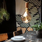 Suspension Voronoi II en noyer