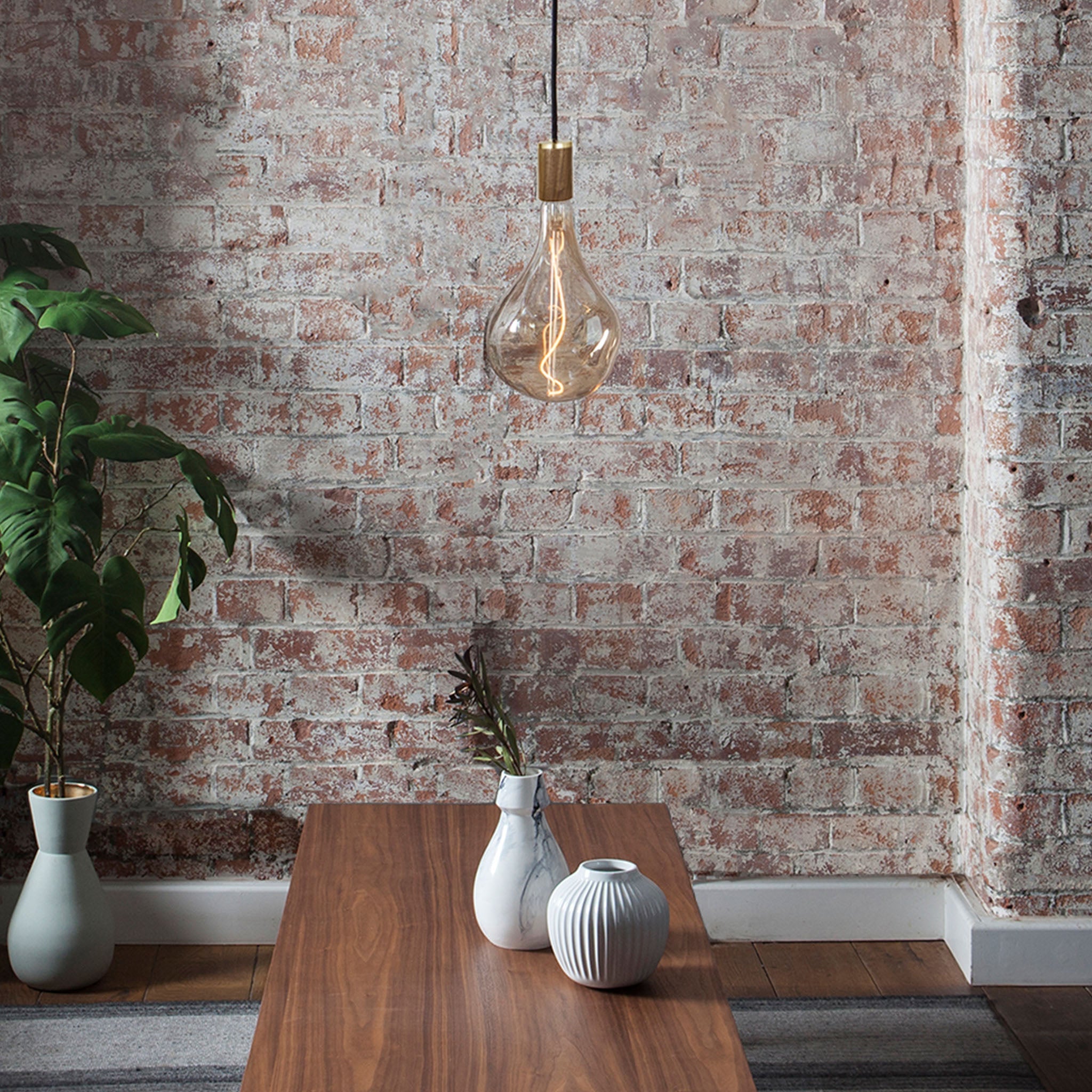 Suspension Voronoi II en noyer