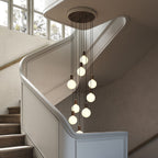 Pendentif Nine en noyer + Sphère IV